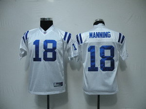 Indianapolis Colts 18 Peyton Manning White Kids Jerseys