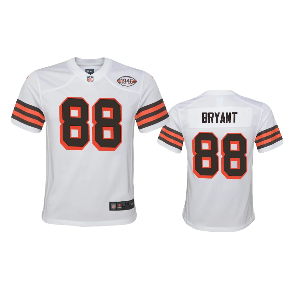 Youth Browns #88 Harrison Bryant Nike 1946 Collection Alternate Game Limited NFL Jersey - White Youth Browns #88 Harrison Bryant Nike 1946 Collection Alternate Game Limited NFL Jersey - White