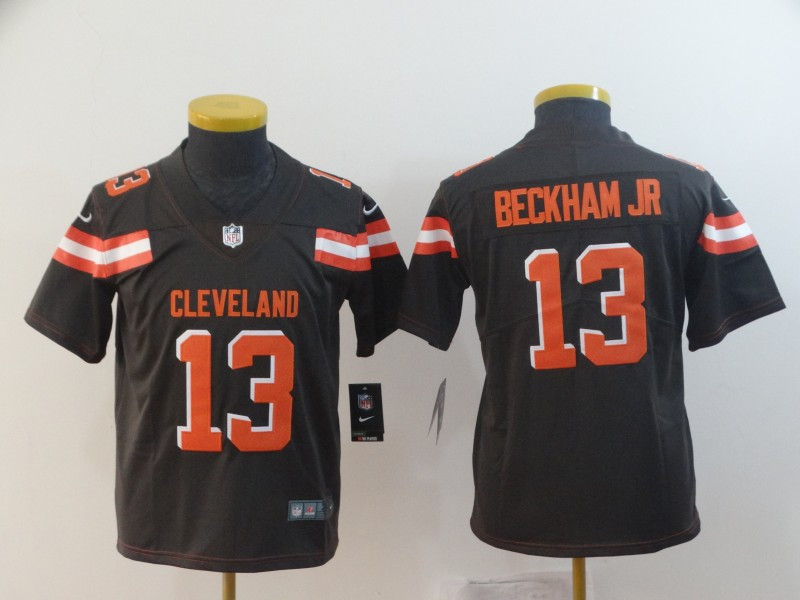 Nike Browns 13 Odell Beckham Jr Brown Youth Vapor Untouchable Limited Jersey Nike Browns 13 Odell Beckham Jr Brown Youth Vapor Untouchable Limited Jersey
