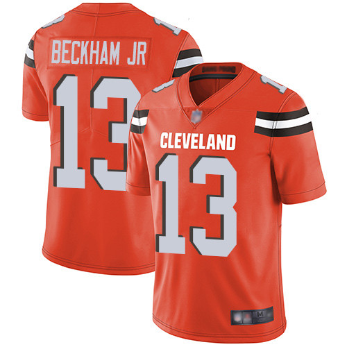 Browns #13 Odell Beckham Jr Orange Alternate Youth Stitched Football Vapor Untouchable Limited Jersey Browns #13 Odell Beckham Jr Orange Alternate Youth Stitched Football Vapor Untouchable Limited Jersey