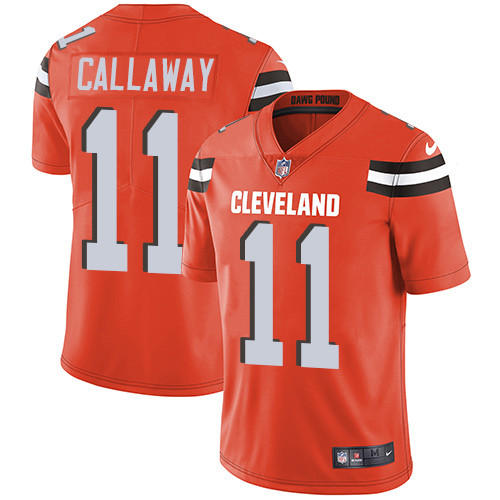 Browns #11 Antonio Callaway Orange Alternate Youth Stitched Football Vapor Untouchable Limited Jersey Browns #11 Antonio Callaway Orange Alternate Youth Stitched Football Vapor Untouchable Limited Jersey