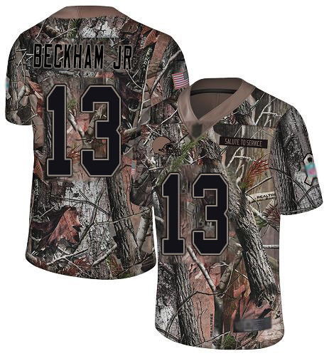 Browns #13 Odell Beckham Jr Camo Youth Stitched Football Limited Rush Realtree Jersey Browns #13 Odell Beckham Jr Camo Youth Stitched Football Limited Rush Realtree Jersey