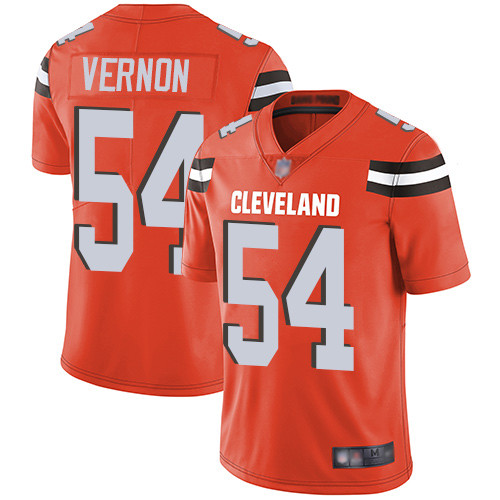 Browns #54 Olivier Vernon Orange Alternate Youth Stitched Football Vapor Untouchable Limited Jersey Browns #54 Olivier Vernon Orange Alternate Youth Stitched Football Vapor Untouchable Limited Jersey