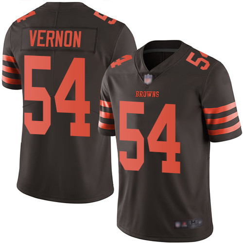 Browns #54 Olivier Vernon Brown Youth Stitched Football Limited Rush Jersey Browns #54 Olivier Vernon Brown Youth Stitched Football Limited Rush Jersey