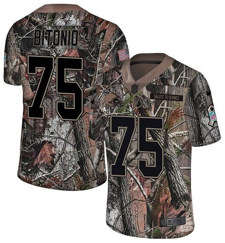 Nike Browns #75 Joel Bitonio Camo Youth Stitched NFL Limited Rush Realtree Jersey Nike Browns #75 Joel Bitonio Camo Youth Stitched NFL Limited Rush Realtree Jersey