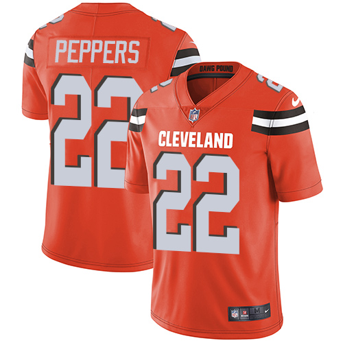 Nike Browns #22 Jabrill Peppers Orange Alternate Youth Stitched NFL Vapor Untouchable Limited Jersey Nike Browns #22 Jabrill Peppers Orange Alternate Youth Stitched NFL Vapor Untouchable Limited Jersey