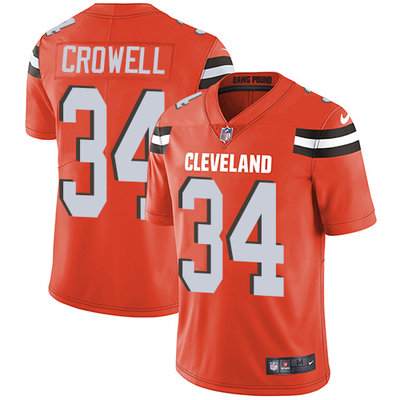 Nike Browns #34 Isaiah Crowell Orange Alternate Youth Stitched NFL Vapor Untouchable Limited Jersey Nike Browns #34 Isaiah Crowell Orange Alternate Youth Stitched NFL Vapor Untouchable Limited Jersey