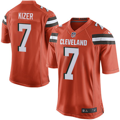 Nike Browns #7 DeShone Kizer Orange Alternate Youth Stitched NFL New Elite Jersey Nike Browns #7 DeShone Kizer Orange Alternate Youth Stitched NFL New Elite Jersey