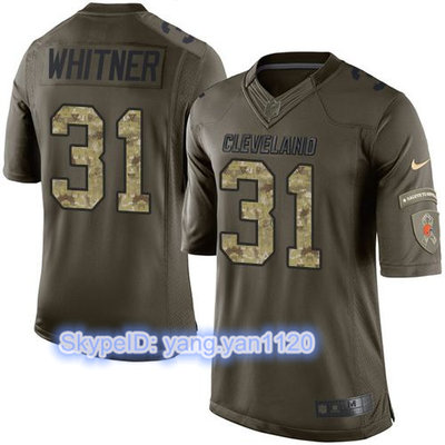 Nike Browns #31 Donte Whitner Green Youth Stitched NFL Limited Salute to Service Jersey Nike Browns #31 Donte Whitner Green Youth Stitched NFL Limited Salute to Service Jersey