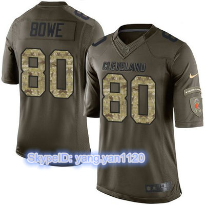 Nike Browns #80 Dwayne Bowe Green Youth Stitched NFL Limited Salute to Service Jersey Nike Browns #80 Dwayne Bowe Green Youth Stitched NFL Limited Salute to Service Jersey