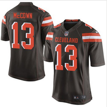 Youth Nike Browns #13 Josh McCown Brown Team Color Stitched NFL New Elite Jersey Youth Nike Browns #13 Josh McCown Brown Team Color Stitched NFL New Elite Jersey