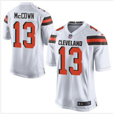 Youth Nike Browns #13 Josh McCown White Stitched NFL New Elite Jersey Youth Nike Browns #13 Josh McCown White Stitched NFL New Elite Jersey
