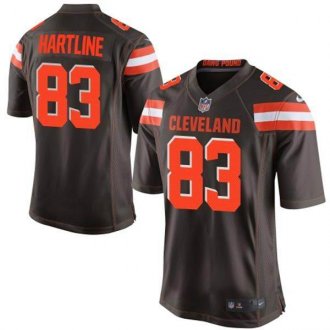 Youth Nike Browns #83 Brian Hartline Brown Team Color Stitched NFL New Elite jersey Youth Nike Browns #83 Brian Hartline Brown Team Color Stitched NFL New Elite jersey