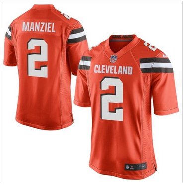 Youth New Browns #2 Johnny Manziel Orange Alternate Stitched NFL New Elite jersey Youth New Browns #2 Johnny Manziel Orange Alternate Stitched NFL New Elite jersey