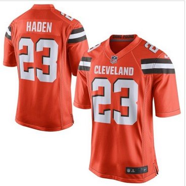 Youth New Browns #23 Joe Haden Orange Alternate Stitched NFL New Elite Jersey Youth New Browns #23 Joe Haden Orange Alternate Stitched NFL New Elite Jersey