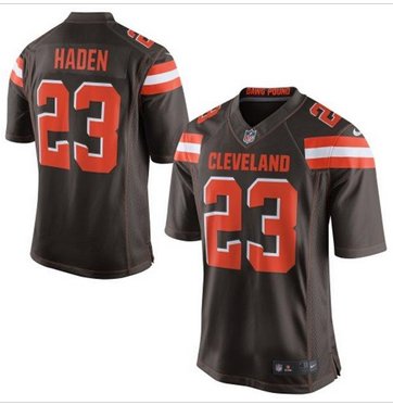 Youth New Browns #23 Joe Haden Brown Team Color Stitched NFL New Elite Jersey Youth New Browns #23 Joe Haden Brown Team Color Stitched NFL New Elite Jersey