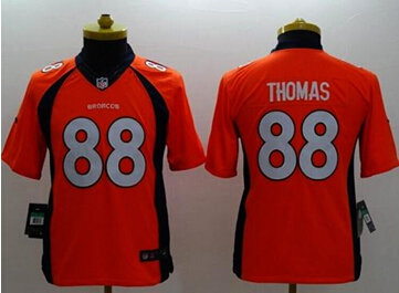 Youth NEW Broncos #88 Demaryius Thomas Orange Team Color NFL New Limited Jersey (2) Youth NEW Broncos #88 Demaryius Thomas Orange Team Color NFL New Limited Jersey (2)