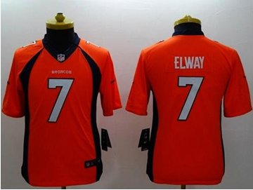 Youth NEW Broncos #7 John Elway Orange Team Color NFL New Limited jersey Youth NEW Broncos #7 John Elway Orange Team Color NFL New Limited jersey