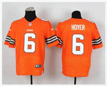 Youth NFL New Cleveland Browns #6 Brian Hoyer Orange Jersey Youth NFL New Cleveland Browns #6 Brian Hoyer Orange Jersey