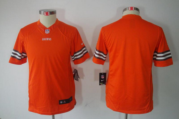 Youth NEW NFL Cleveland Browns Blank Orange Jerseys Youth NEW NFL Cleveland Browns Blank Orange Jerseys