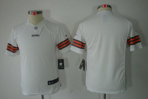 Youth NEW NFL Cleveland Browns Blank White Jerseys Youth NEW NFL Cleveland Browns Blank White Jerseys