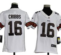 Youth Nike NFL Cleveland Browns 16 Joshua Cribbs White Jerseys Youth Nike NFL Cleveland Browns 16 Joshua Cribbs White Jerseys