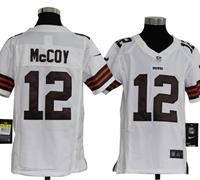 Youth Nike NFL Cleveland Browns 12 Colt McCoy White Jerseys