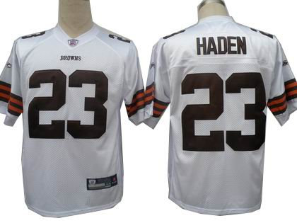 Youth Cleveland Browns 23 Joe Haden jersey white Youth Cleveland Browns 23 Joe Haden jersey white