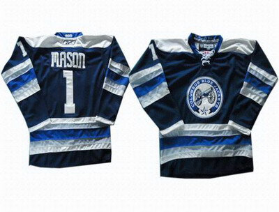 NHL jerseys Columbus Blue Jackets 1 MASON blue 3rd jersey