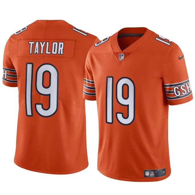 Youth Chicago Bears #19 Tory Taylor Orange Vapor Stitched Football Jersey Youth Chicago Bears #19 Tory Taylor Orange Vapor Stitched Football Jersey