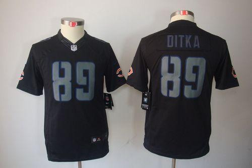 Nike Bears #89 Mike Ditka Black Impact Youth Stitched NFL Limited Jersey Nike Bears #89 Mike Ditka Black Impact Youth Stitched NFL Limited Jersey