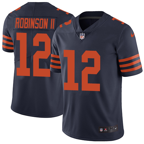 Nike Bears #12 Allen Robinson II Navy Blue Alternate Youth Stitched NFL Vapor Untouchable Limited Jersey Nike Bears #12 Allen Robinson II Navy Blue Alternate Youth Stitched NFL Vapor Untouchable Limited Jersey