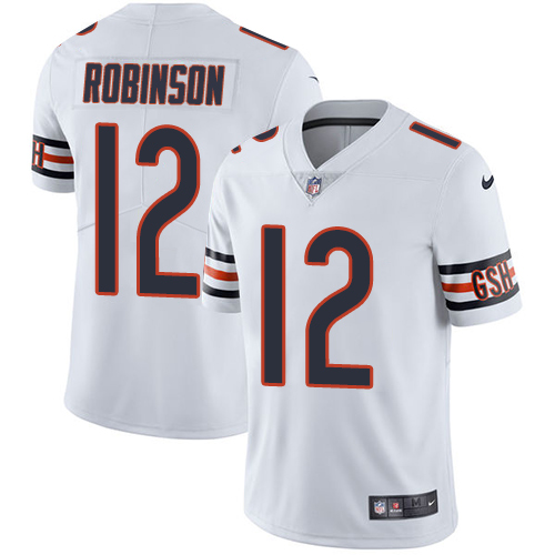 Nike Bears #12 Allen Robinson White Youth Stitched NFL Vapor Untouchable Limited Jersey Nike Bears #12 Allen Robinson White Youth Stitched NFL Vapor Untouchable Limited Jersey