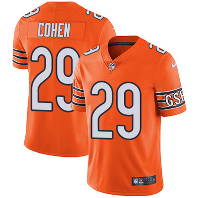 Nike Bears #29 Tarik Cohen Orange Youth Stitched NFL Limited Rush Jersey Nike Bears #29 Tarik Cohen Orange Youth Stitched NFL Limited Rush Jersey