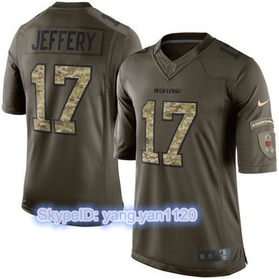 Nike Bears #17 Alshon Jeffery Green Youth Stitched NFL Limited Salute to Service Jersey Nike Bears #17 Alshon Jeffery Green Youth Stitched NFL Limited Salute to Service Jersey