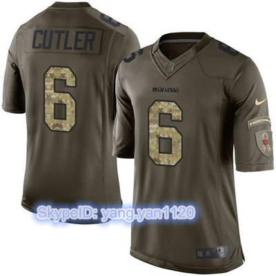 Nike Bears #6 Jay Cutler Green Youth Stitched NFL Limited Salute to Service Jersey Nike Bears #6 Jay Cutler Green Youth Stitched NFL Limited Salute to Service Jersey