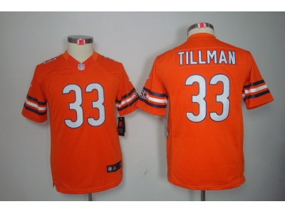 NEW NFL Youth Chicago Bears 33 Charles Tillman Orange Jerseys NEW NFL Youth Chicago Bears 33 Charles Tillman Orange Jerseys