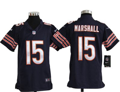 Youth Nike NFL Chicago Bears 15 Brandon Marshall D.Blue Jerseys Youth Nike NFL Chicago Bears 15 Brandon Marshall D.Blue Jerseys