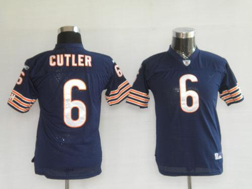 Youth Chicago Bears 6 Jay Cutler Blue Jerseys Youth Chicago Bears 6 Jay Cutler Blue Jerseys