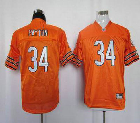 youth chicago bears 34 payton orange color jersey youth chicago bears 34 payton orange color jersey