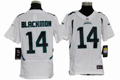 Youth Nike Jacksonville Jaguars 14 Justin Blackmon White Jerseys
