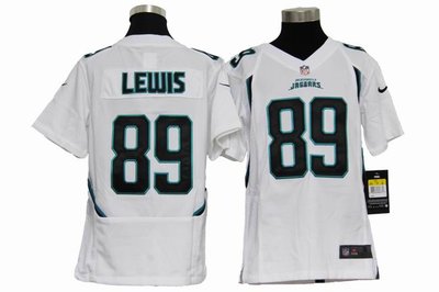 Youth Nike Jacksonville Jaguars 89 Marcedes Lewis White Jerseys