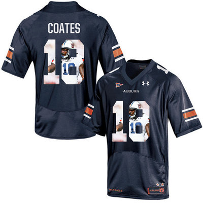 Auburn Tigers 18 Sammie Coates Navy With Portrait Print College Football Jersey2 Auburn Tigers 18 Sammie Coates Navy With Portrait Print College Football Jersey2