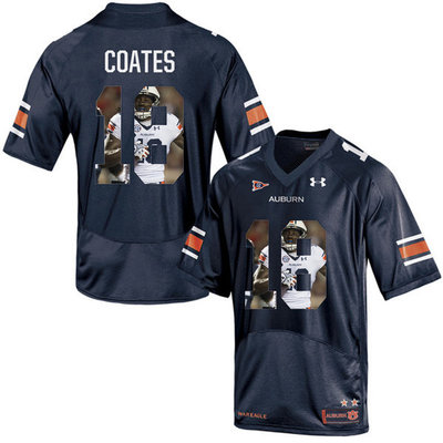 Auburn Tigers 18 Sammie Coates Navy With Portrait Print College Football Jersey Auburn Tigers 18 Sammie Coates Navy With Portrait Print College Football Jersey
