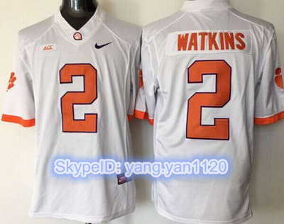 Tigers #2 Sammy Watkins White Limited Stitched NCAA Jersey Tigers #2 Sammy Watkins White Limited Stitched NCAA Jersey