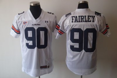 Tigers #90 Fairley White Embroidered NCAA Jersey Tigers #90 Fairley White Embroidered NCAA Jersey