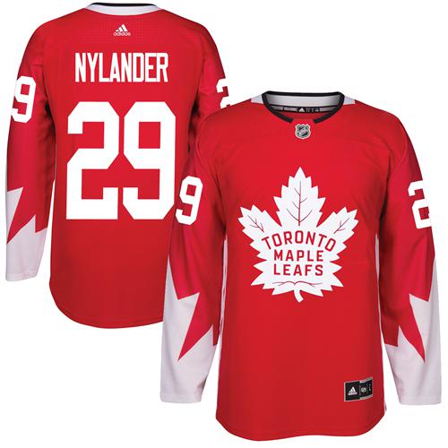 Maple Leafs #29 William Nylander Red Alternate Stitched Youth NHL Jersey