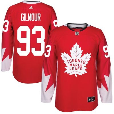 Maple Leafs #93 Doug Gilmour Red Alternate Stitched Youth NHL Jersey