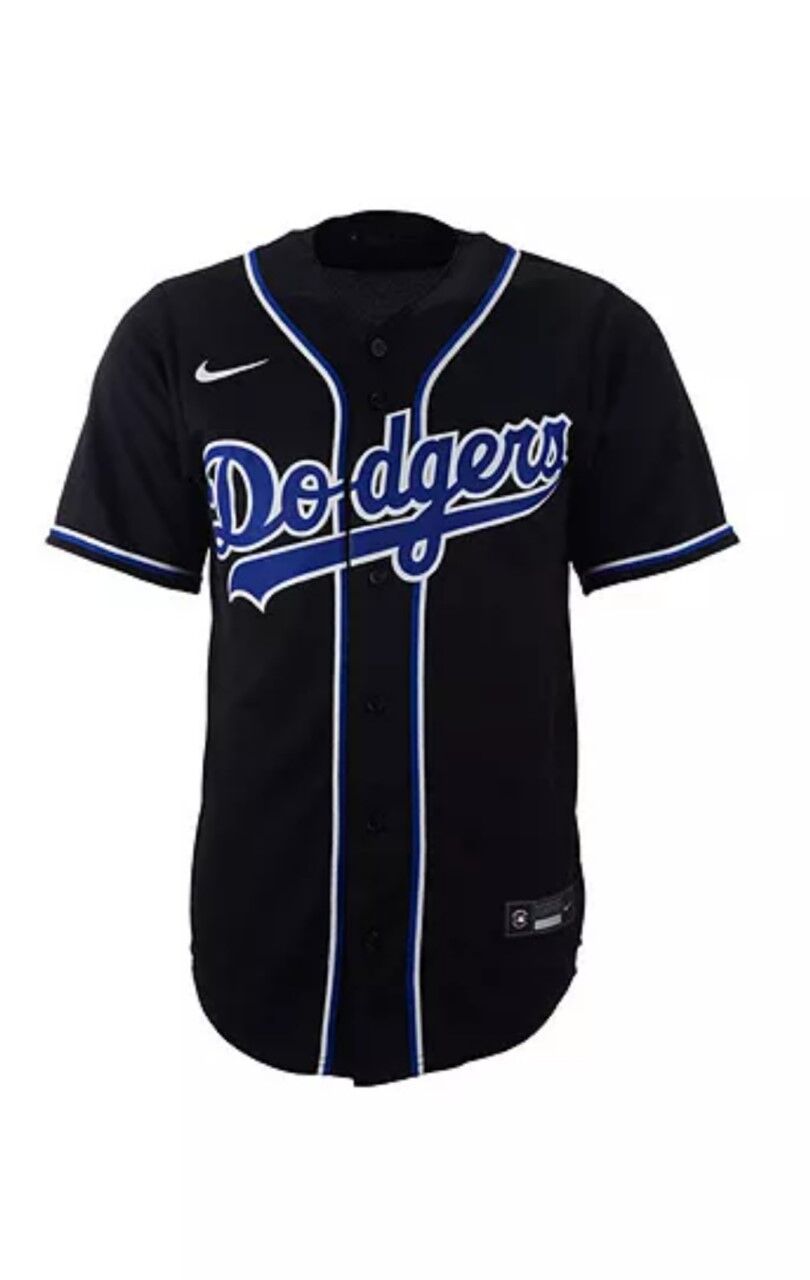 Custom Dodgers Black Jersey
