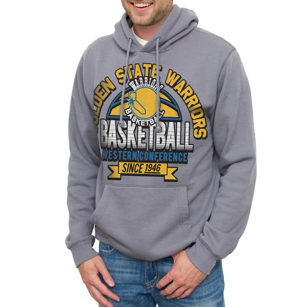 Golden State Warriors Spring Hits Pullover Hoodie – Gray